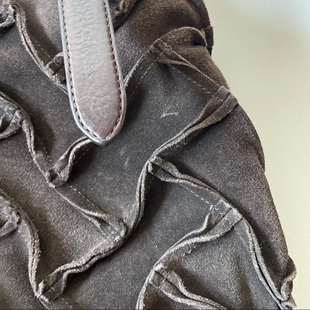 Cole Haan Sloan woven tote brown suede - Picture 6 of 10